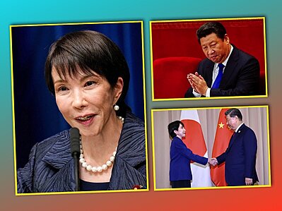 Khi Bắc Kinh dọa chặt đầu b đầm thp Sanae Takaichi