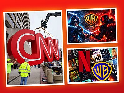 Cuộc chiến gi�nh Warner & CNN: tiền mặt, thế lực, v� b�ng d�ng Nh� Trắng